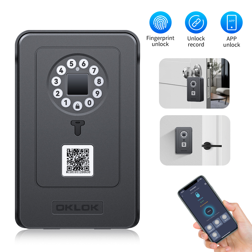 Safe Box Digital - Bluetooth-брелок для ключей с кодовым замком,