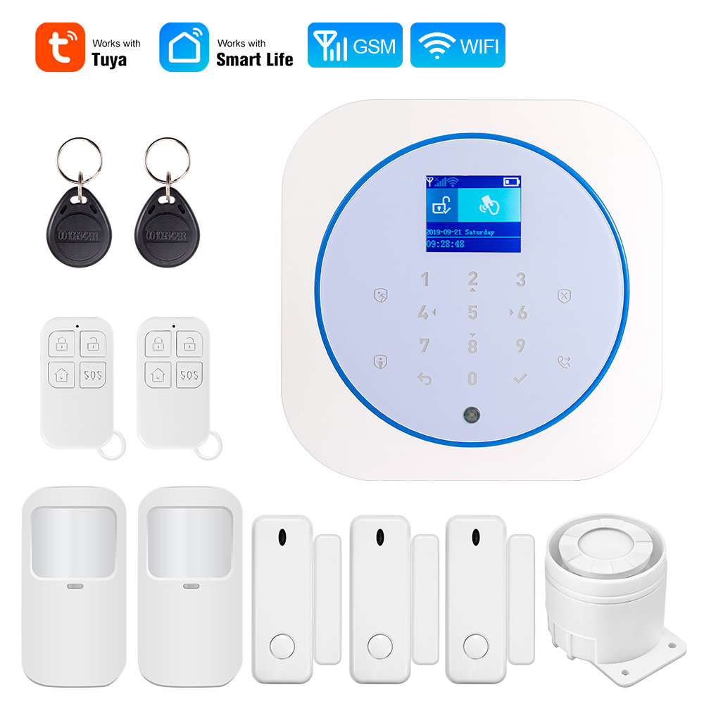 Home Security Diy - KERUI G12 Домашняя охранная сигнализация GSM-соединение