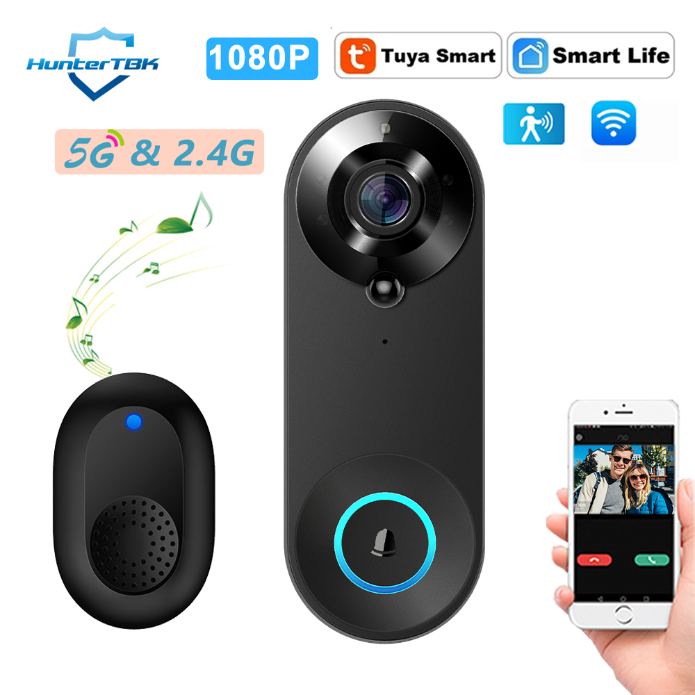 Home Security Honeywell - Видеодомофон 5G/2.4G WiFi с беспроводной камерой