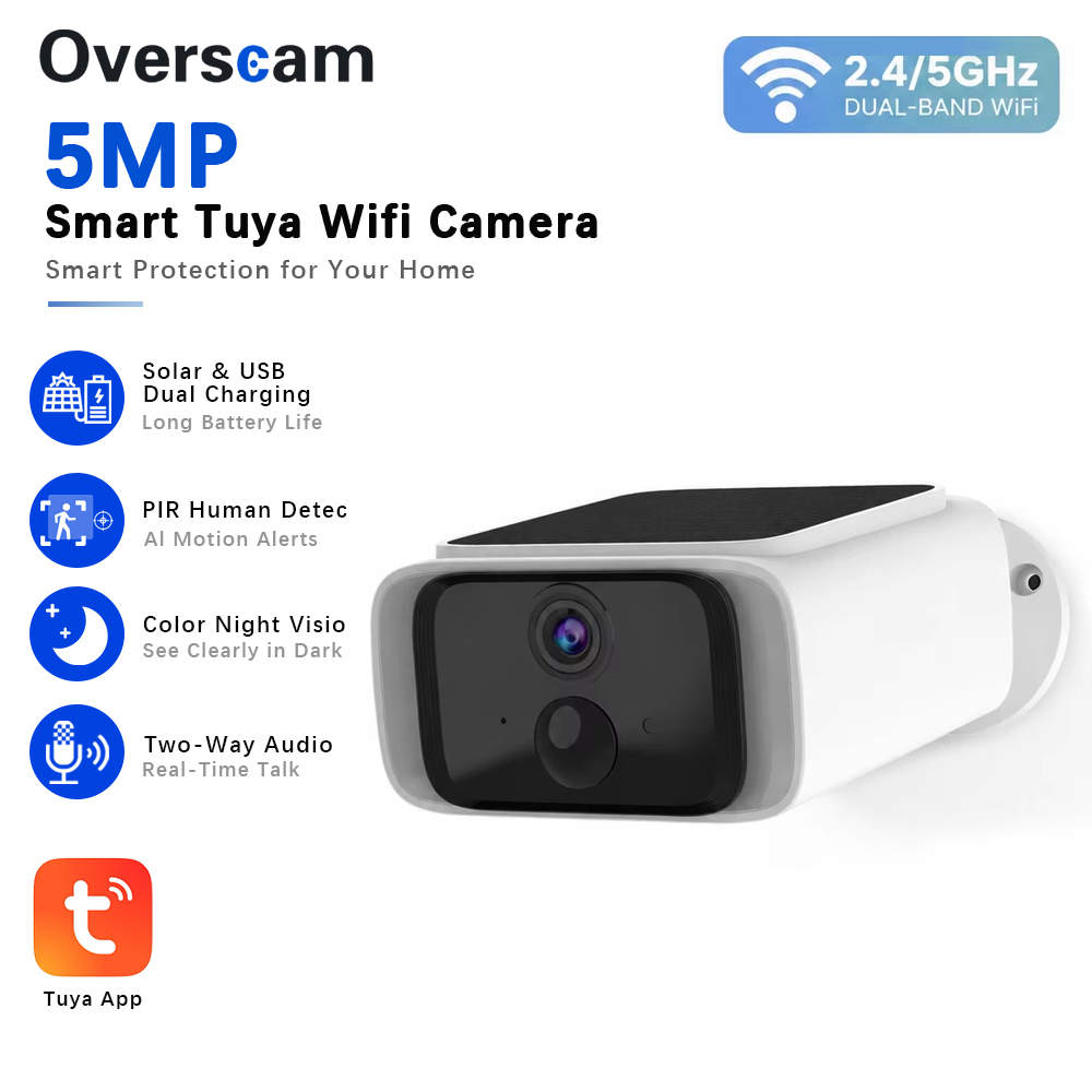 Home Security Honeywell - Беспроводная уличная камера видеонаблюдения Tuya 5MP