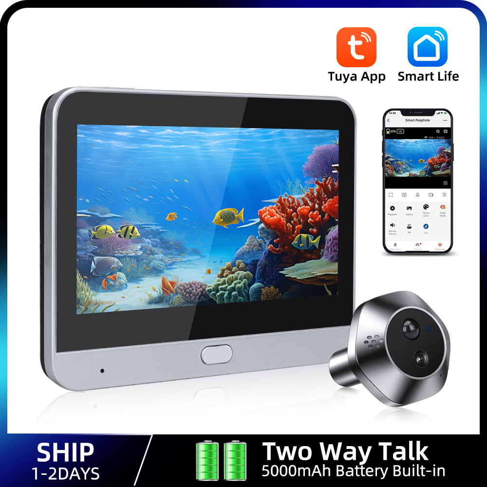 Home Security Honeywell - 1080P Wi-Fi глазок Tuya умный глазок