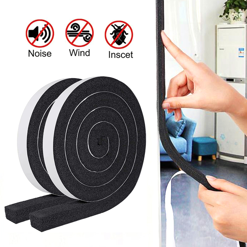 Home Security Front Door - 4-метровые пенопластовые уплотнительные ленты для окон,