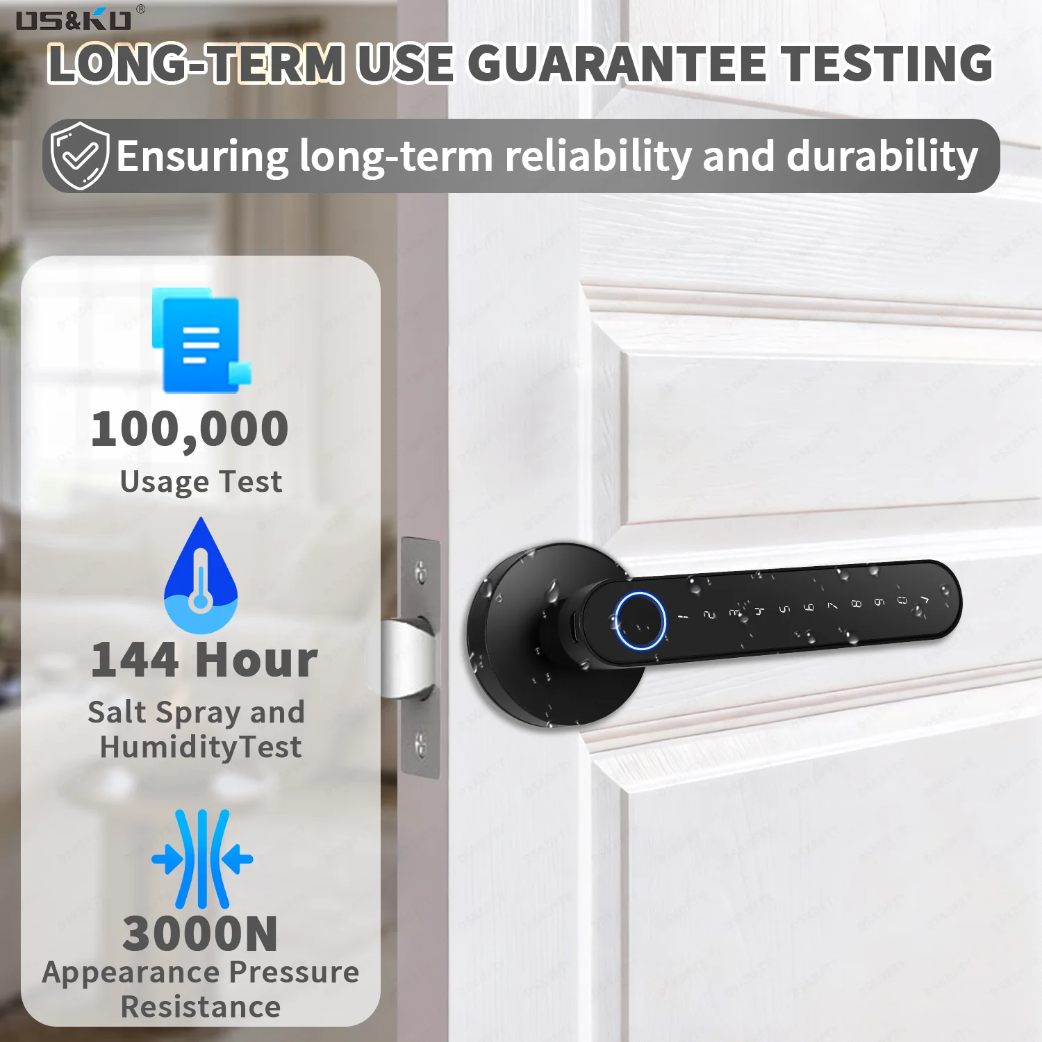 Умный замок с отпечатком пальц – обзор и цена Home Security Keypad