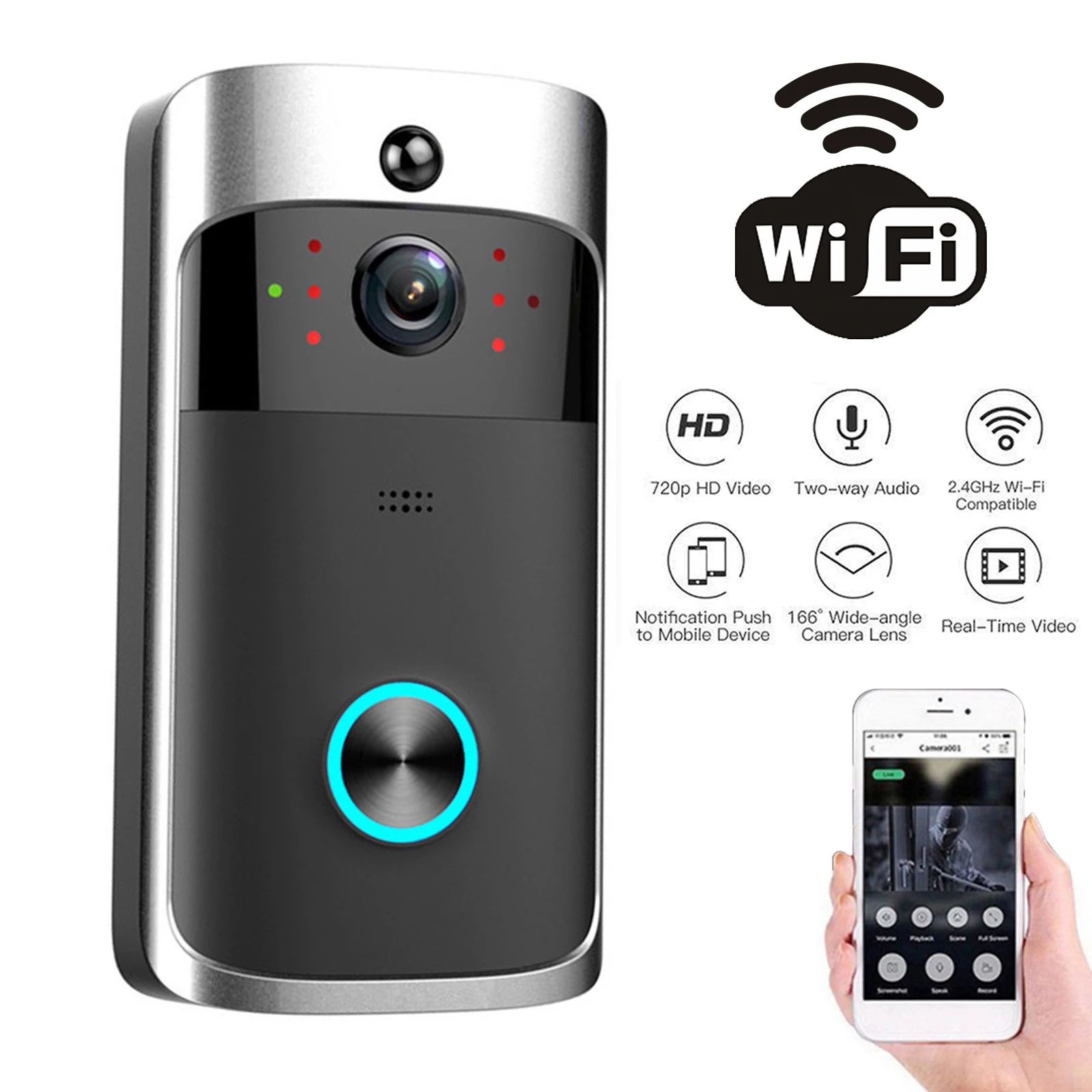 2026 НОВЫЙ V5 видео дверной зв – обзор и цена Home Security Honeywell