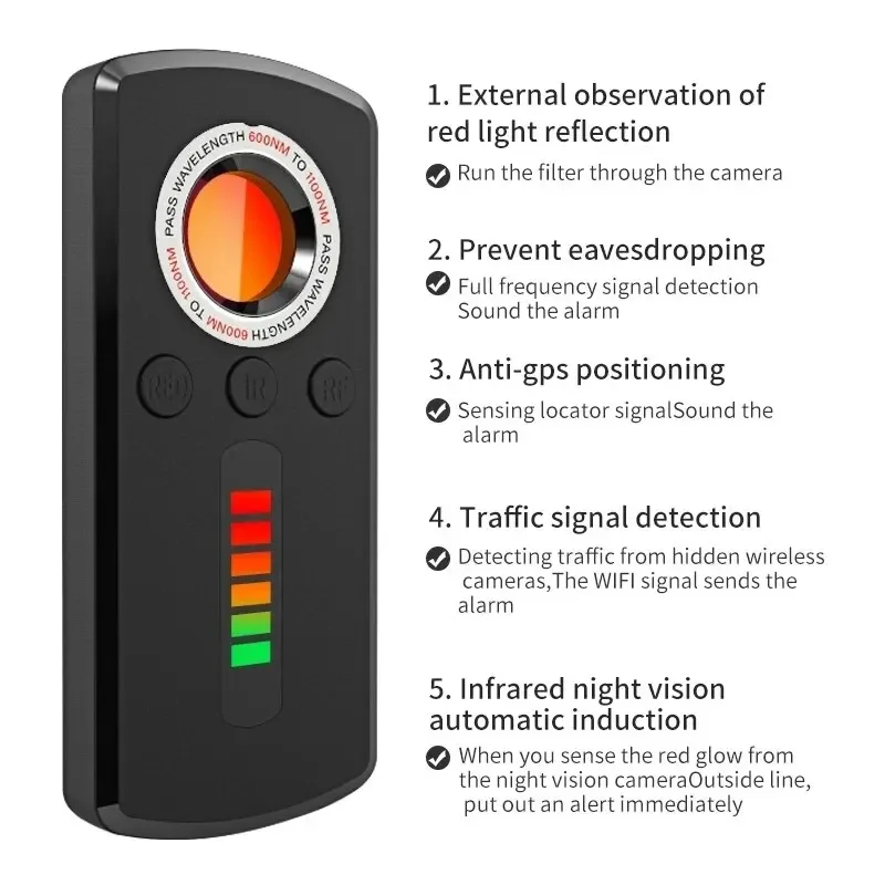 Детектор скрытых камер, антишп – обзор и цена Home Security Hidden Cameras