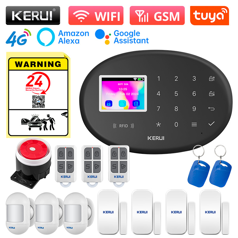KERUI WiFi + 4G/2G Домашняя ох – обзор и цена Home Zone Security App