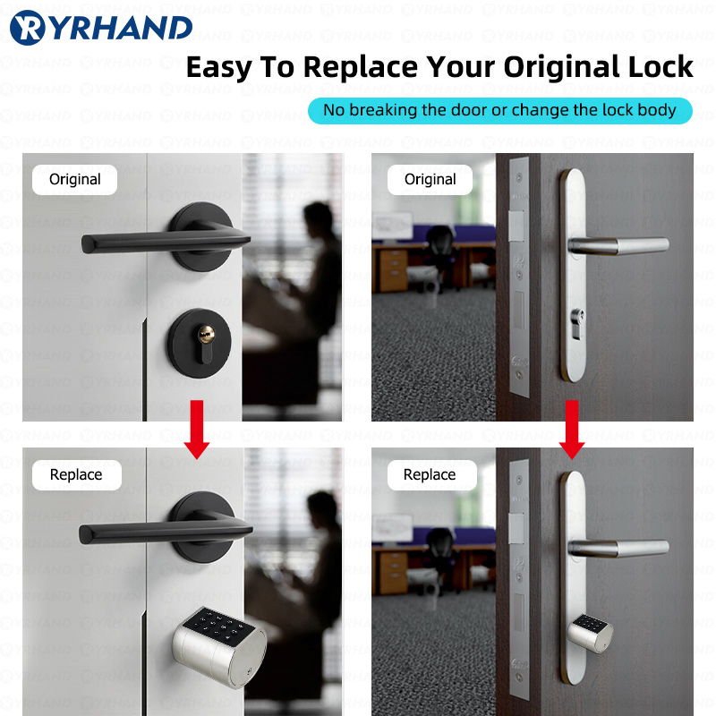 Умный евроцилиндрический дверн – обзор и цена Home Security Keypad